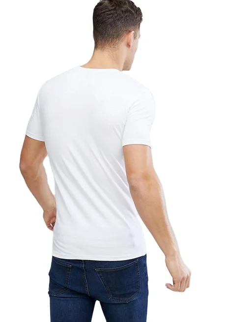 Wholesale Mens Pima Cotton Slim Fit Crew Neck Custom Printed T shirt