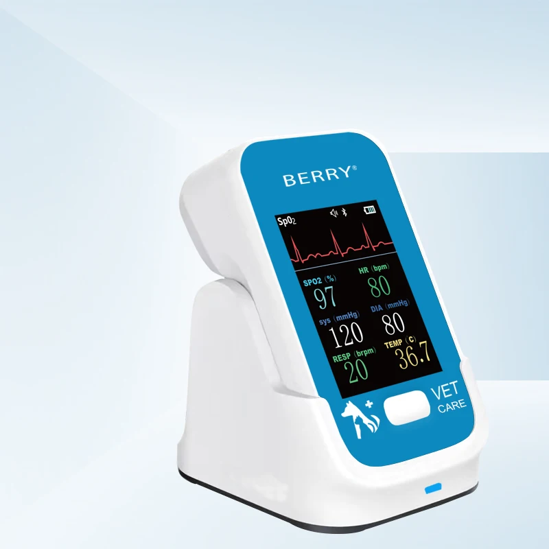 BERRY veterinary capnograph monitor CE multipara veterinary monitor High quality portable veterinary patient monitor
