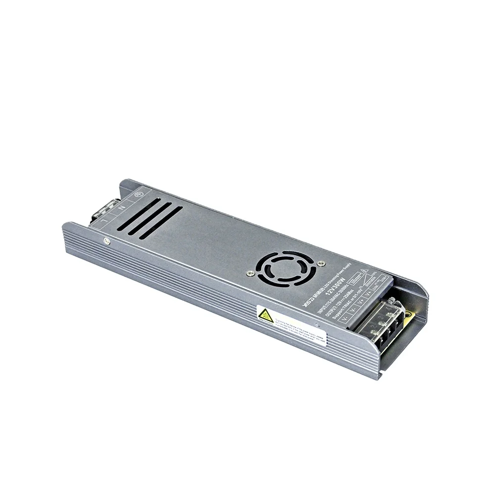 High Quality Led Constant Voltage Driver Triac 0/1-10V PMW (5 in 1) 12V 300W 25A IP20 Dimmable Mode Led Power Supply