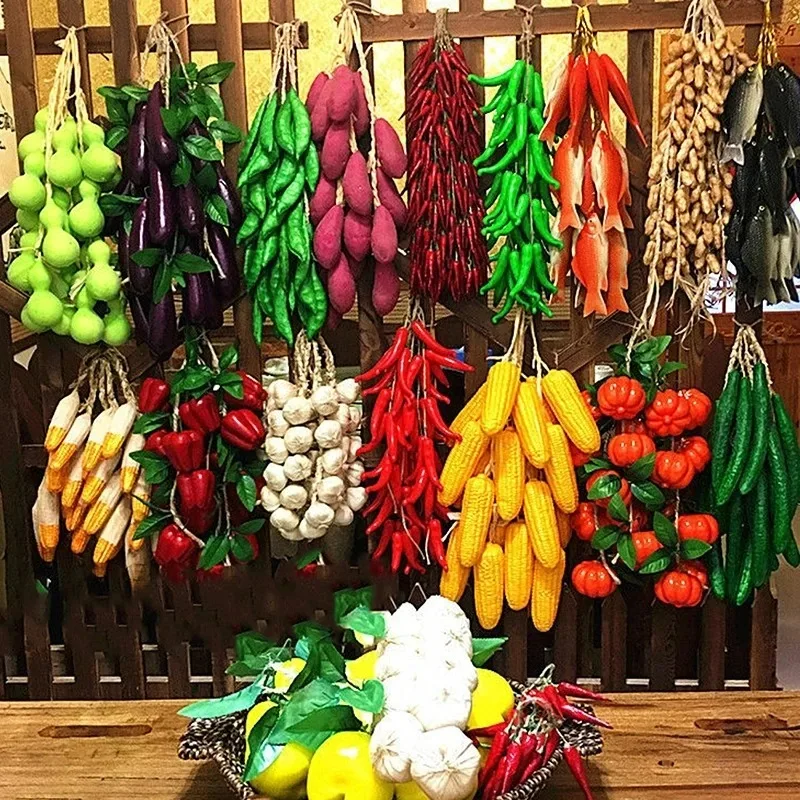 Promotional Simulation Artificial Food Vegetables Fake Chili Pepper Photography Props Decor