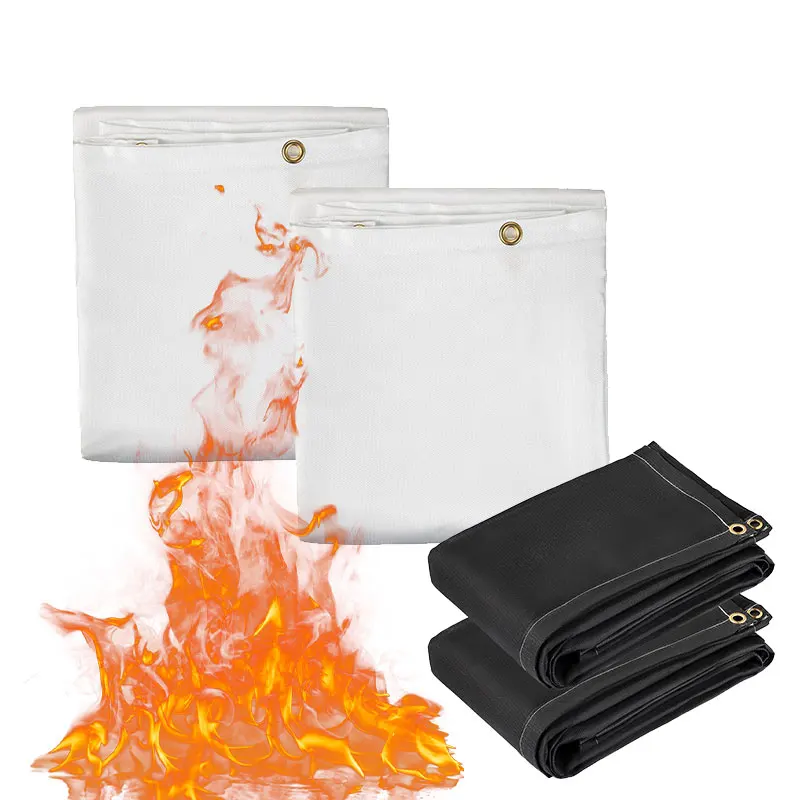 New type of fireproof  high-temperature resistant, flame-retardant fiberglass cloth welding blanket for industrial welding