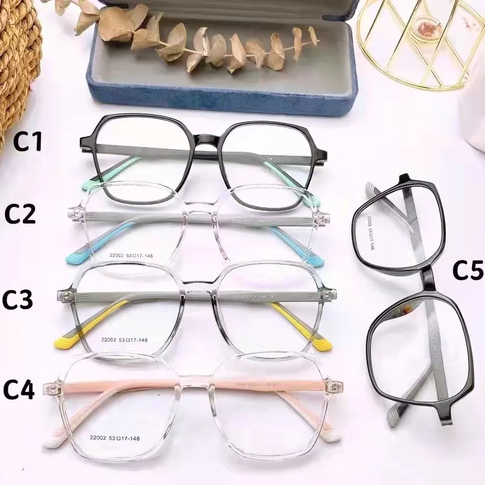 Новая модная дизайнерская популярная оправа для очков для подростков TR с передней силиконовой дужкой, в наличии, для женщин и мужчин, оправа для очков для близорукости