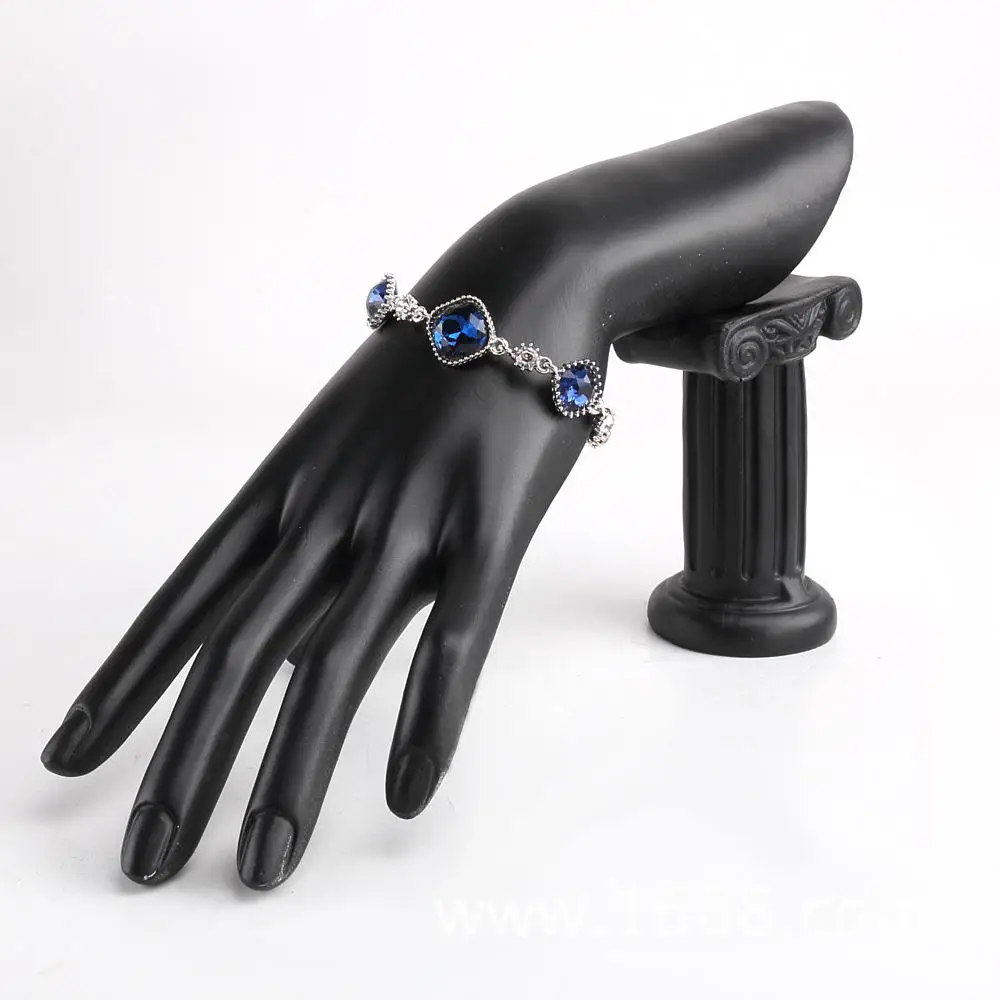 Shaped Hand Jewelry Display Stand Velvet Hand Model Ring Bracelet Bangle Hanging Organizer Stand