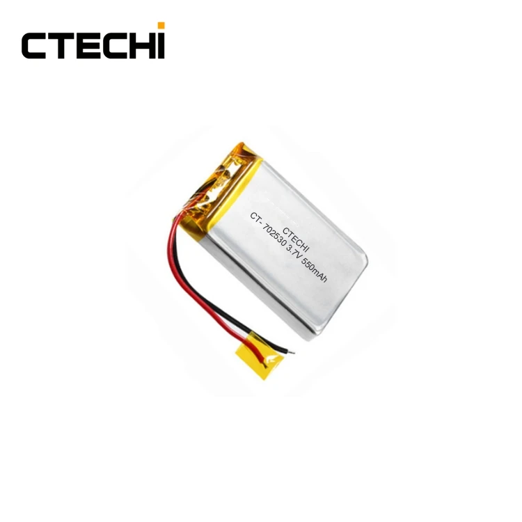CTECHI 3.7V 500mAh Rechargeable Li-ion Polymer Battery For headset speaker mouse  702530