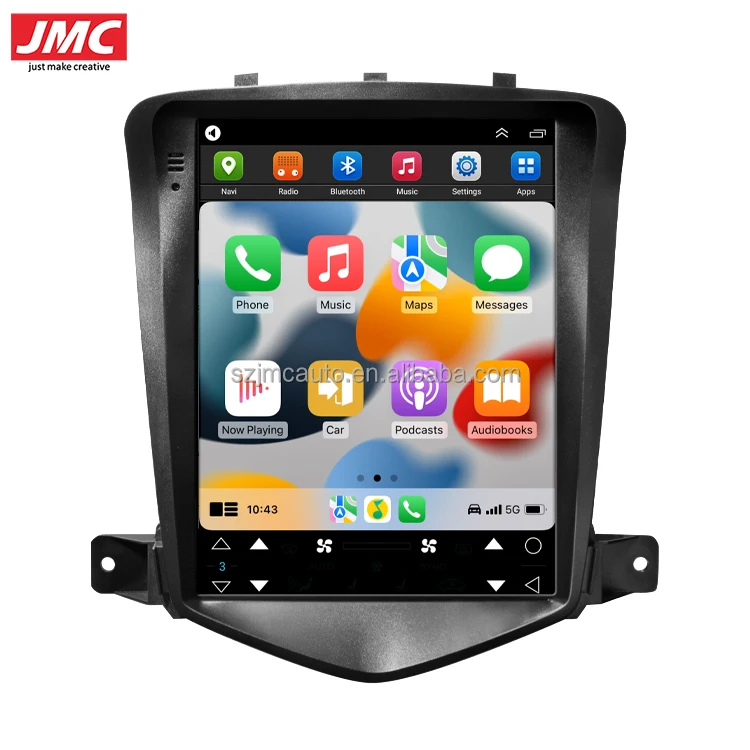 JMC 9.7 inch Tesla Vertical screen Car DVD Audio For Chevrolet Cruze 2009-2014 Android Car Radio GPS Navigation