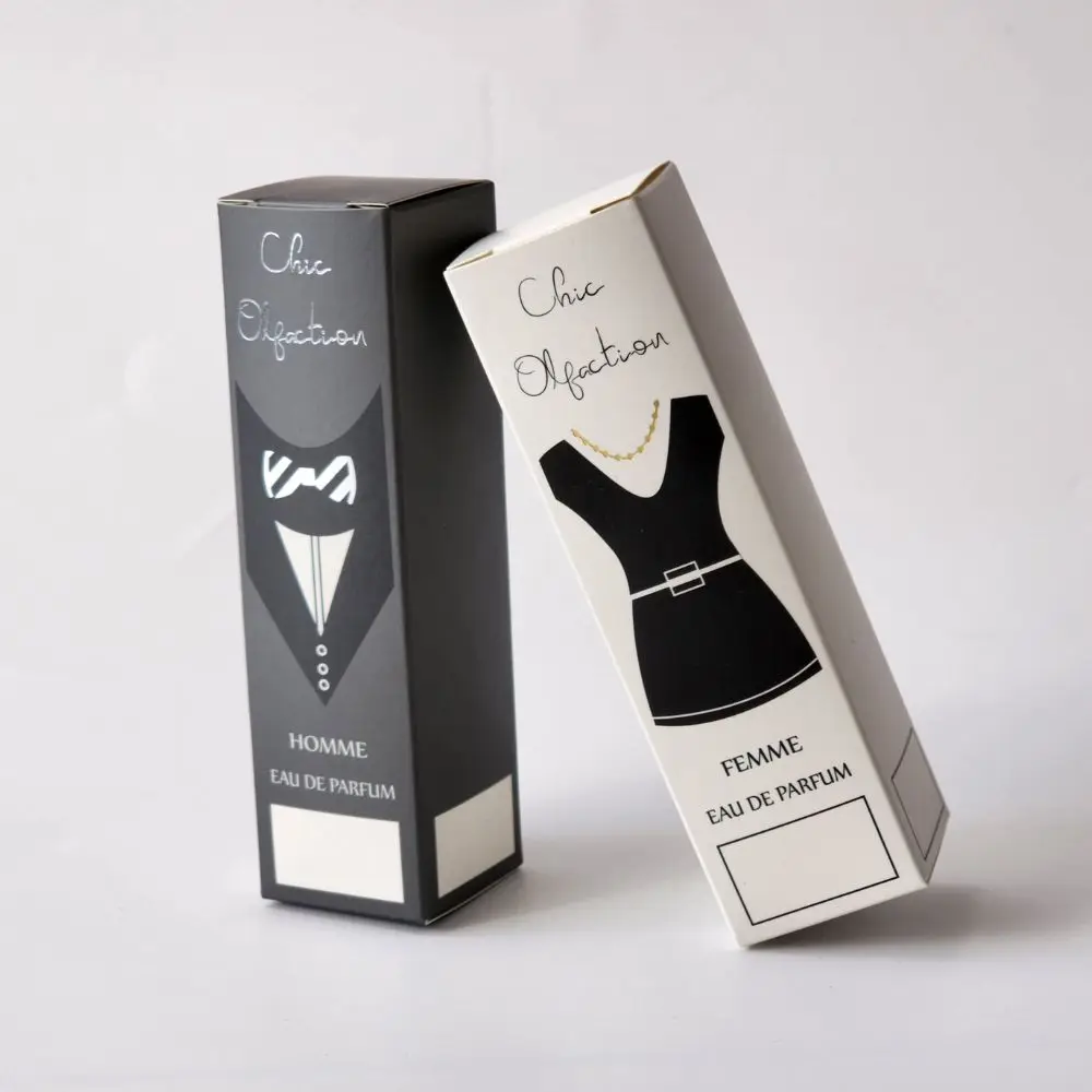 Custom Luxury Hot Stamping CMYK Printing Perfume Paper Packaging Box for Bottle Suitable for men and women