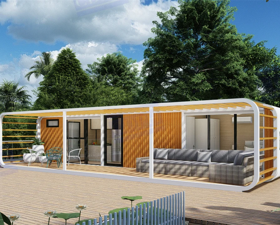 Sleeping Tiny Kit Set Cabin Homes Container House for Sale Portable Outdoor Beach Flat Pack Container Modern Hotel Moduler Homes