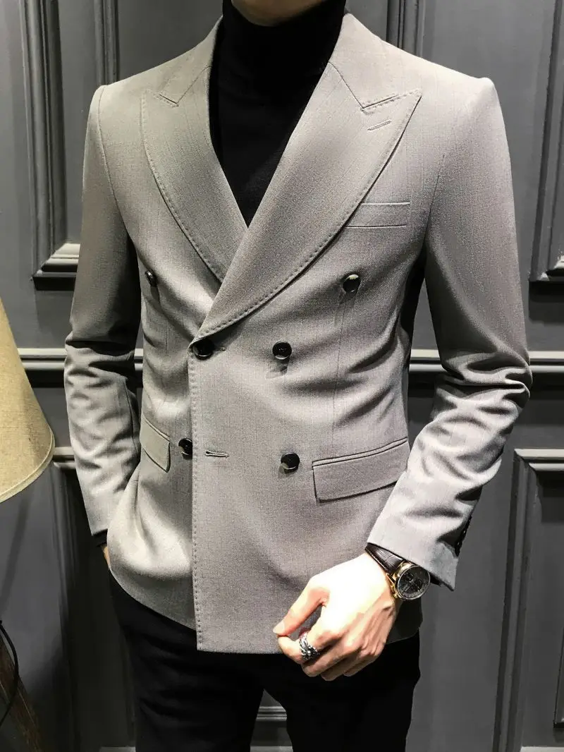 OEM Custom High Quality blazer hombre formal Groom Suit For Wedding Business Suit Plus Size Men Suit 3 Pieces slim/button