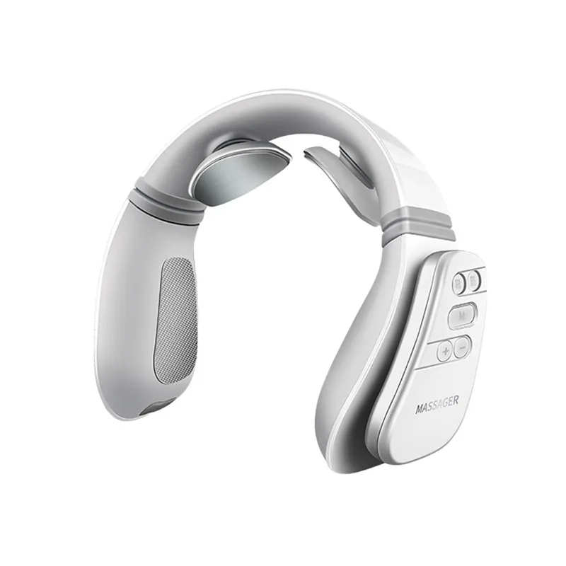 Затылочный шейный Массажер шиацу тепла белое задняя разминание плечо мять Массажная шаль