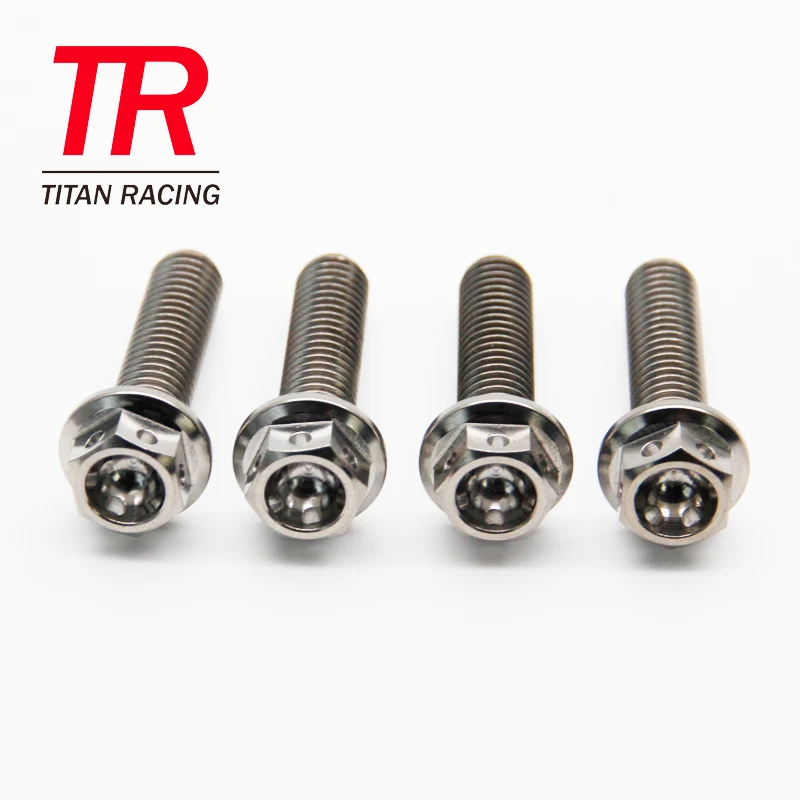M8 M10 Titanium Caliper Bolts Race Spec Hex Flange Bolt