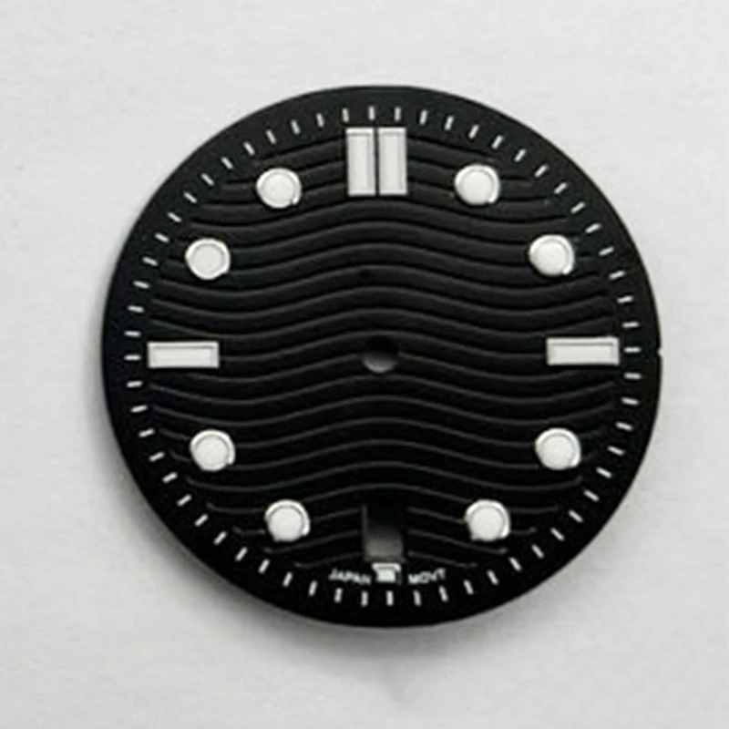 Manufacturer Wholesale Custom Watch Face logo Watch Accessories 32.5mm NH35 Movement Luminous Dial Watch Face Dial