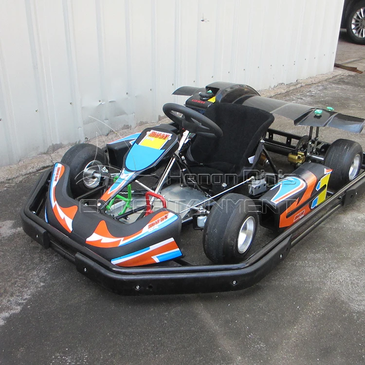 High Speed Kiddie Lifan Double Seat Go Kart Amusement Park Funfair Playground Kart Racing Games Gasoline Go Kart Ride for Kids