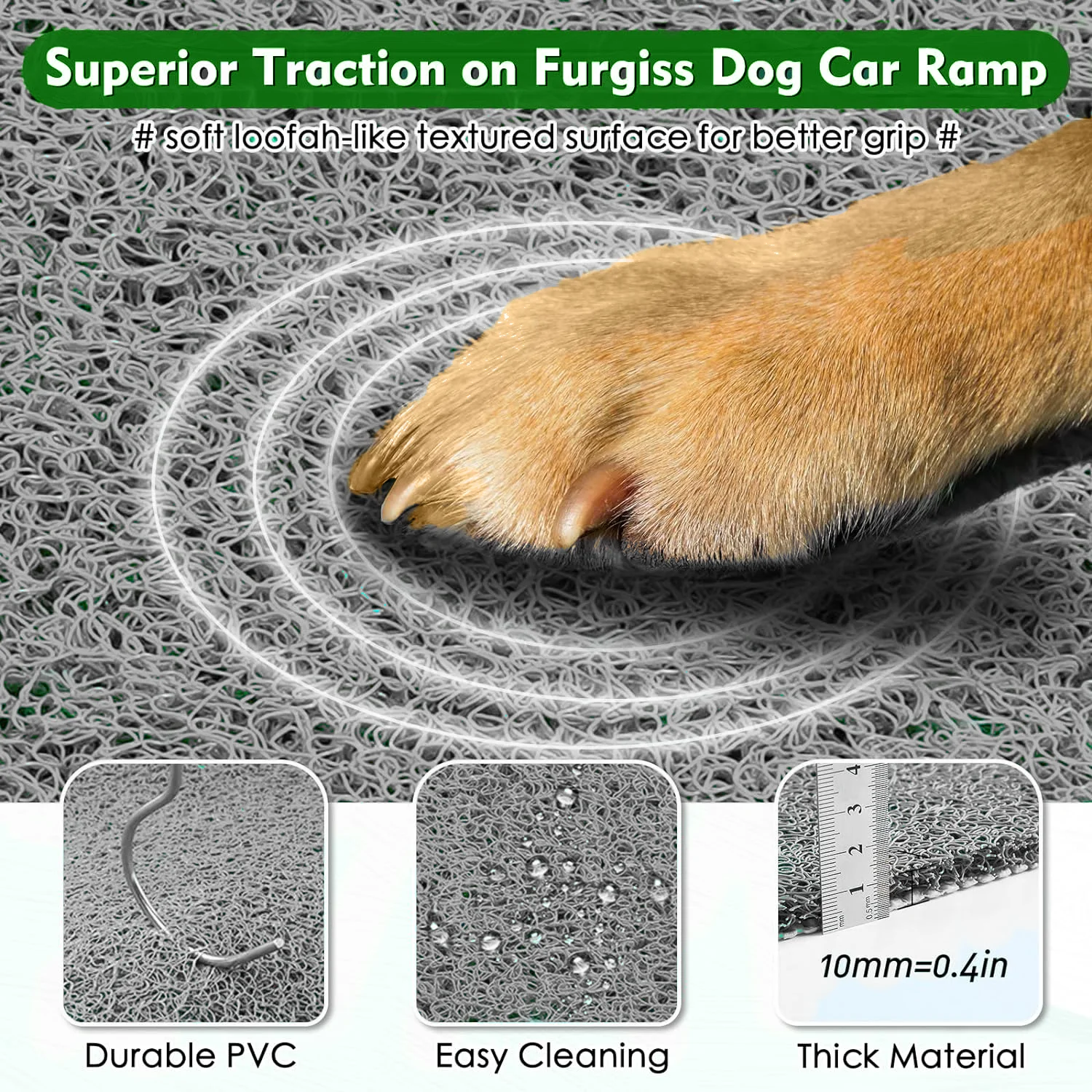 CANBO High Quality Outdoor Adjustable Ramp Pet Dog Stairs Lightweight Aluminum Dog Steps for Truck