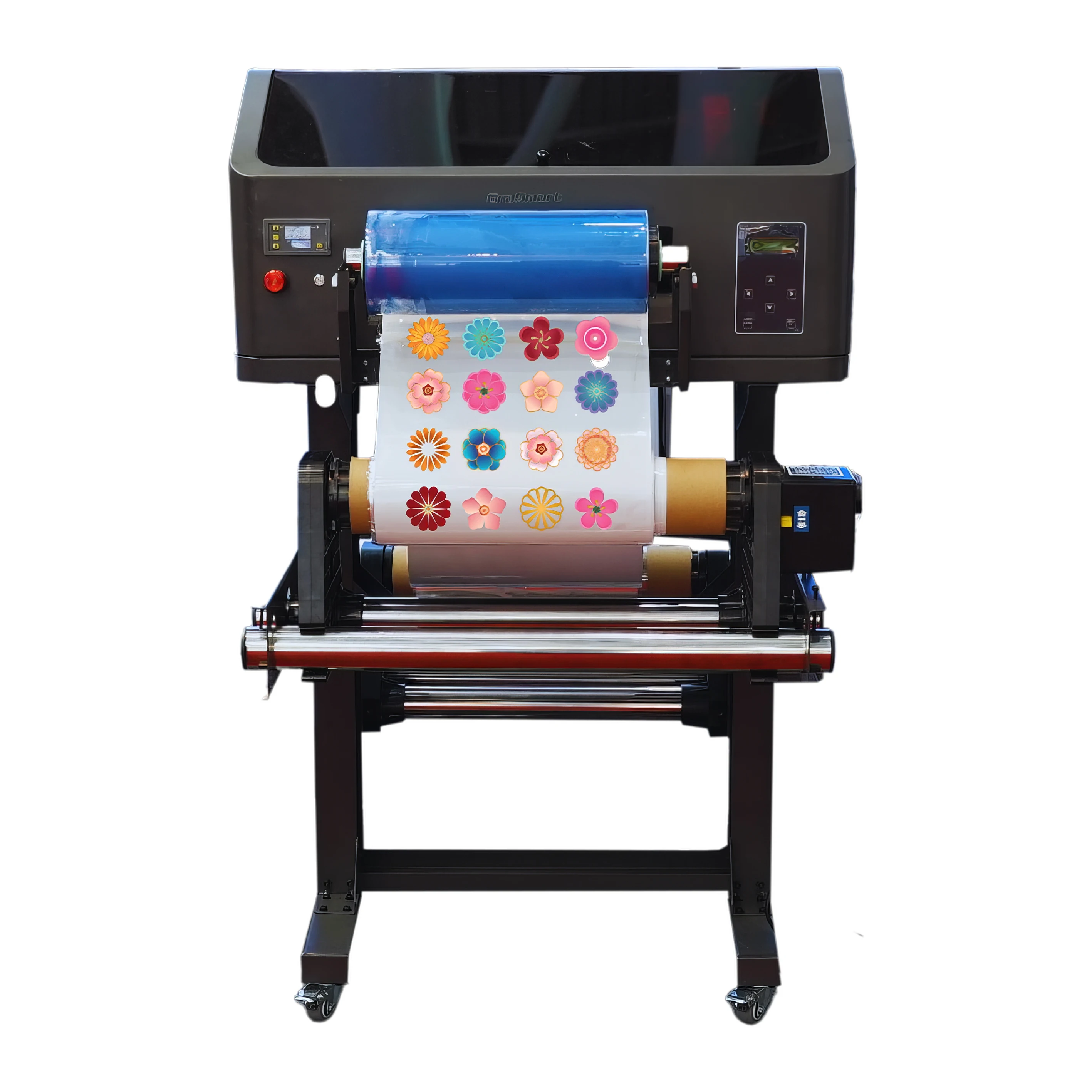 Reizjet Dual XP600 Roll to Roll Sticker  Label Printing Machine Printer  A3 UV DTF Printer With Laminator