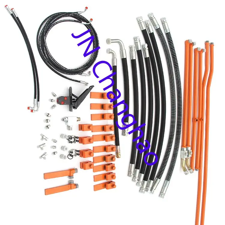 Excavator auxiliary pipe line hammer hydraulic hose couplings rock breaker piping kits for ZX200 ZX210 ZX220 ZX300