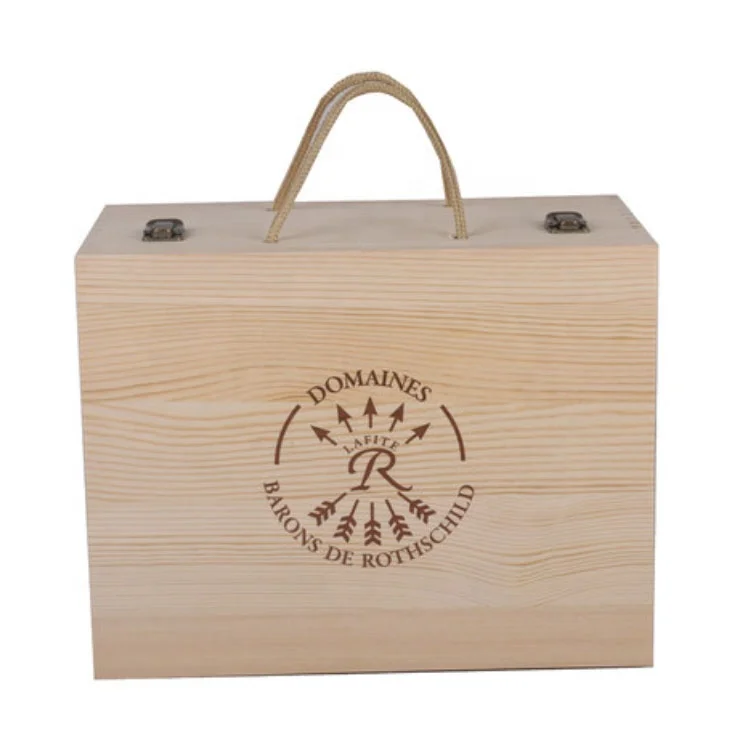 Red wine box wine tumbler box wooden wine box