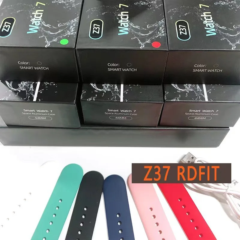 2022 Hot Watch 7 Iwo Z37 Smartwatch BT Call HD Screen Sport Bracelet Series 6 7 Fitness Tracker Z37 Smart Watch