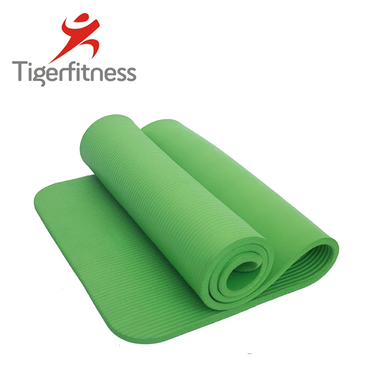 8~20mm Extra Thick High Density Anti-Tear Exercise balance NBR Yoga Mat with Carrying Strap