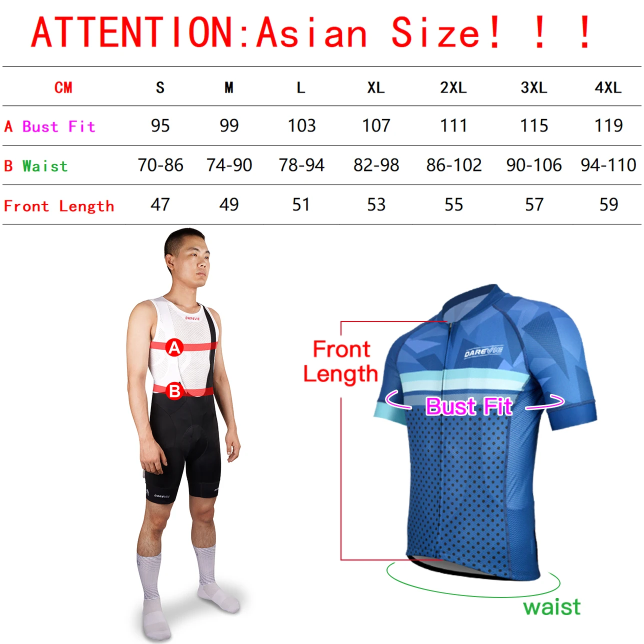 Darevie Wholesale Cycling Jersey Men Tops Biking Shirts Short Sleeve Bike Clothing Full Zipper Bicycle Suit