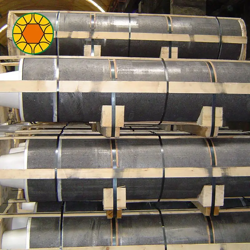 Small Steel Plant Ladle Furnace Graphite Electrode rp hp 4tpi 100 400mm 450 550