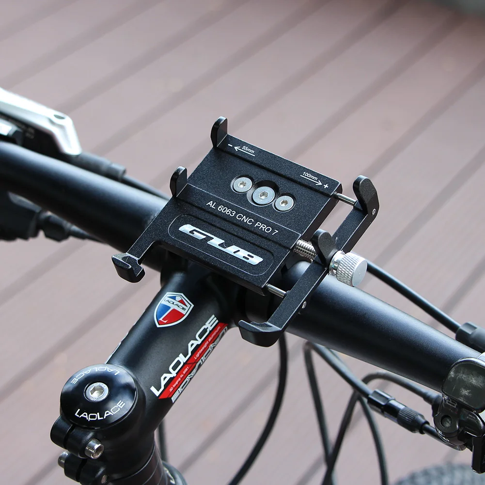 CNC Alloy 360 Degrees Rotatable Bike Phone Holder Anti Drop Out Bicycle Cellphone Mount other mobile phone accessories