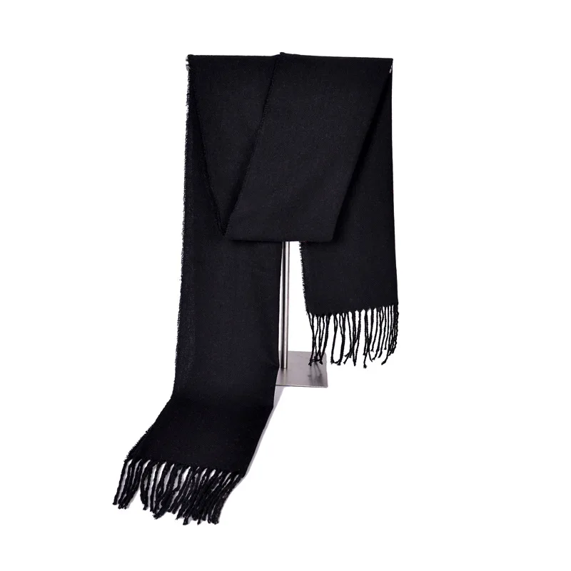 
 Classic Plain Color Winter Scarf 100% Acrylic Warm Soft Lady Scarf And Shawl For Various Occasion  