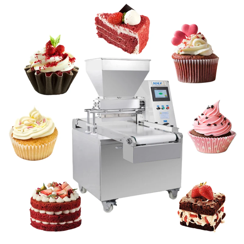 Automatic Depositor Machine Mini Small Muffin Cup Cake Cookies Biscuit Making Machine for Small Business