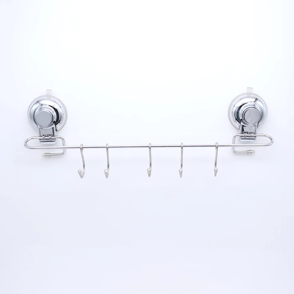 DOGO Suction Cup Multifunctional Punch-free Magic Hook Door Holders Nail Free Wall Mounted Hook Coat Key Hooks