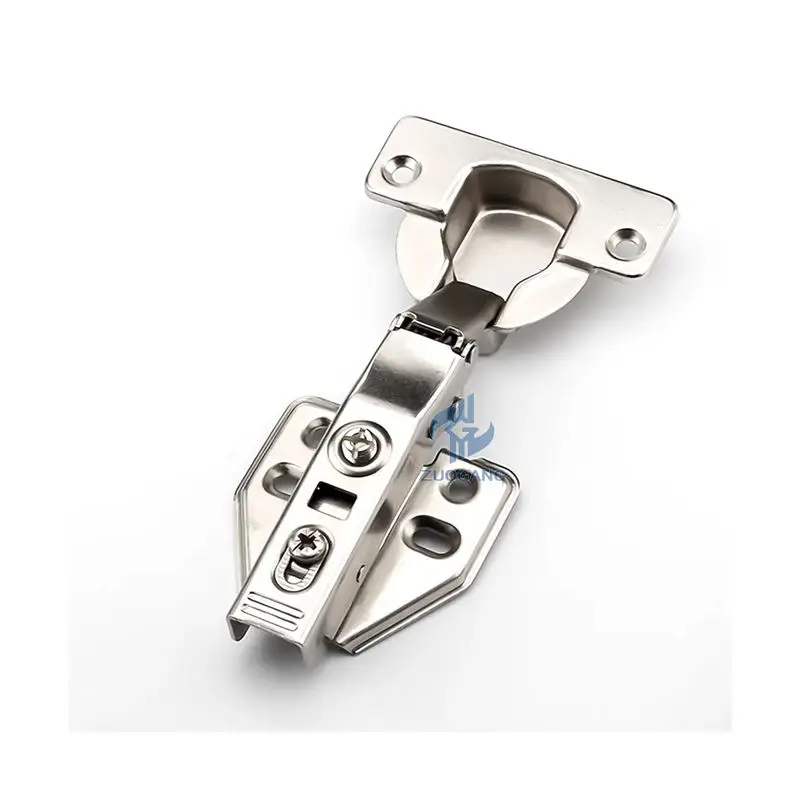 Zuogang furniture hardware hinges 35mm stainless steels iron hinge slide on soft closing hydraulic kitchen cabinet hinge