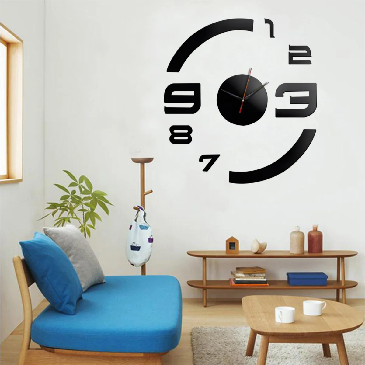 3D бескаркасные домашние декоративные настенные акриловые большие часы «сделай сам» дешевые настенные часы