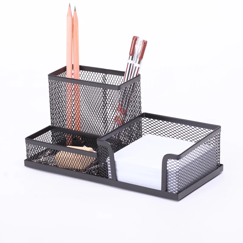 Mesh metal accessories desk organizer tray