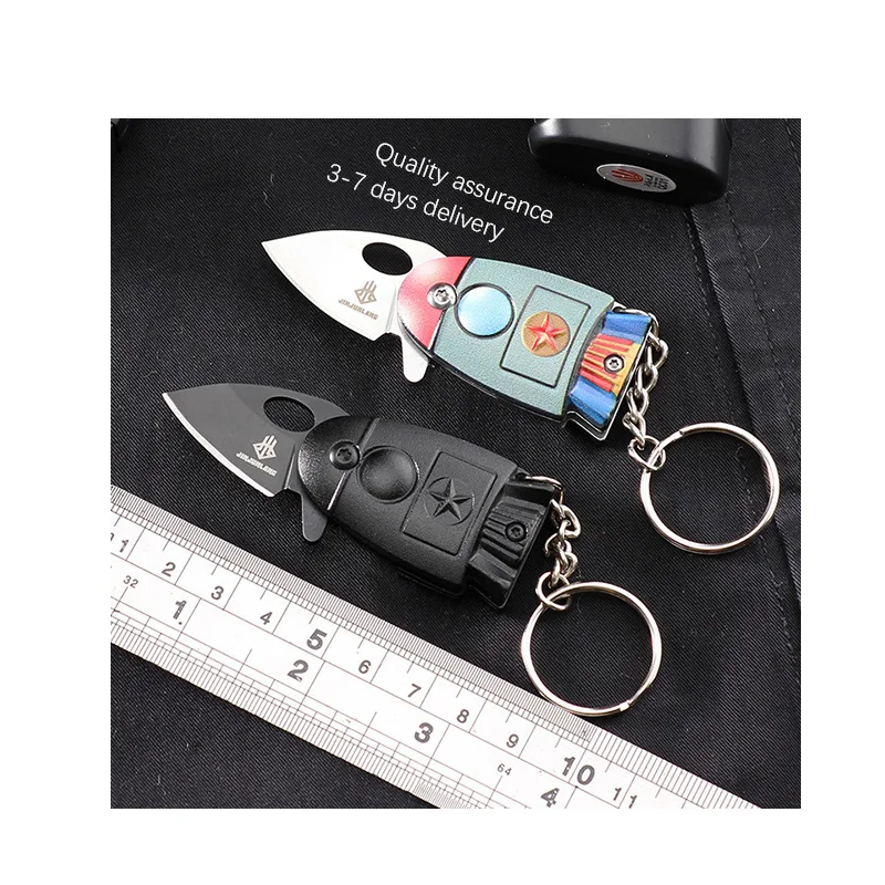 Wholesale High Quality Mini Self-Defense Knife Key Ring Portable Multifunctional Folding Outdoor Mini Knife