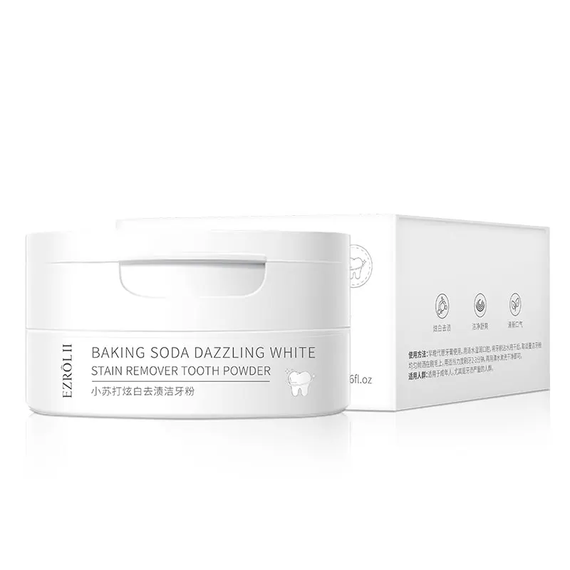 Пищевая Сода для удаления пожелтения и пятен и очищающий зубы порошок