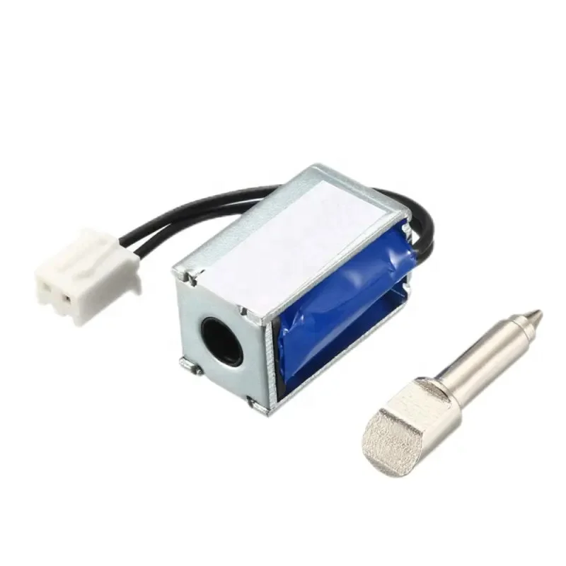 1220 24 В DC микро мини электромагнитный клапан Электромагнит с открытой рамой толкающий Тип магнита