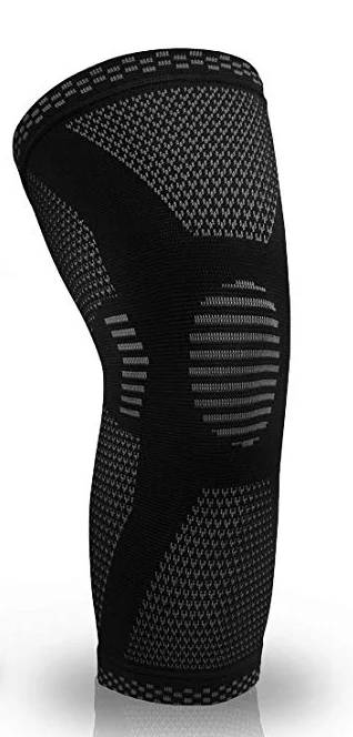 Kangda 3D nylon elastic knitting compression knee brace support