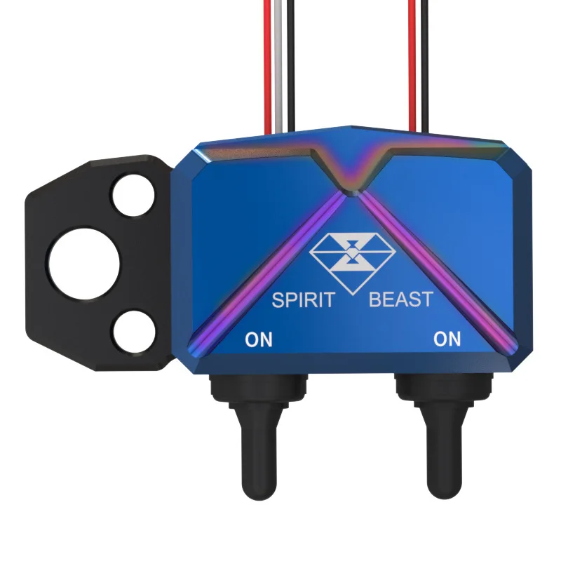 Переключатель для мотоцикла SPIRIT BEAST L2, аксессуары для опасных огней, подходит для мотоциклов, автомобилей Бенелли, двойной выключатель вспышки