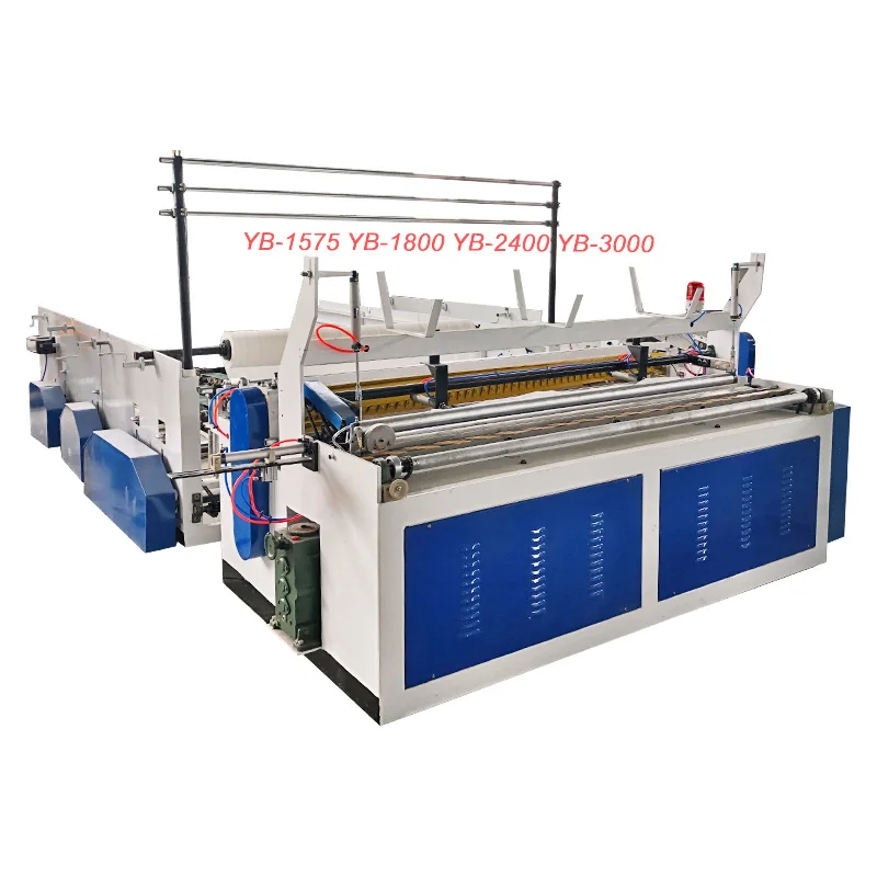Low cost full automatic toilet paper tissue rolls rewinding making machine toilet paper making machine south africa