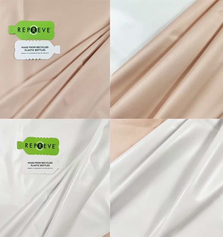 Sustainable REPREVE 100% Recycled polyester fabric RPET Knitting fabric waterproof