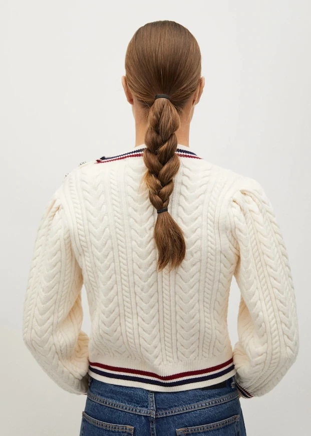 2022 New Spring custom knitted cardigan sweater unisex Decorated with