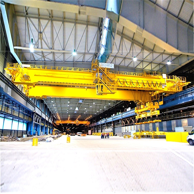 Контроль кабины QC 40 тонн двухлучевой электромагнитный мостовой кран