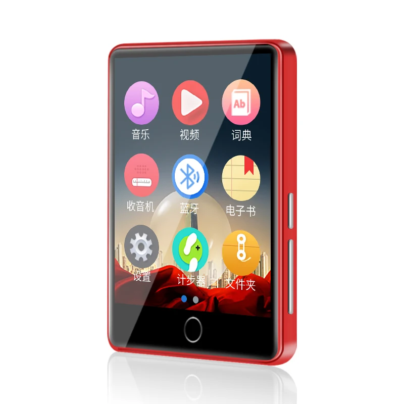 Новинка Ruizu M7 металлический MP3-плеер BT V5.0 встроенный динамик 2 8 дюймов большой сенсорный экран с электронной книгой шагомером