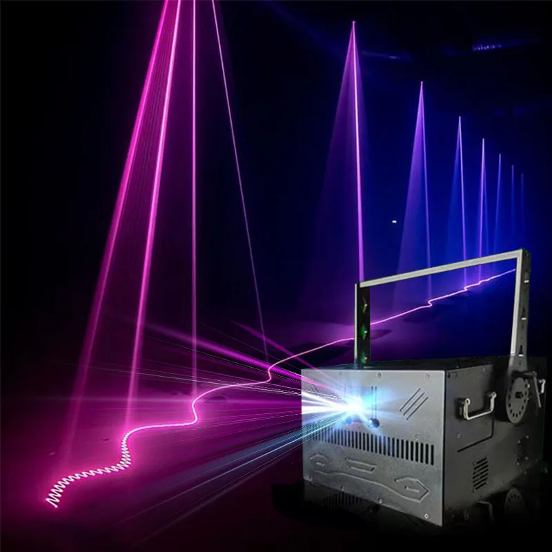 3D лазерный проектор Полноцветный сценический анимационный для вечеринок в ночном клубе 3 Вт светодиодный источник света с управлением DMX512 Эффект диско-луча