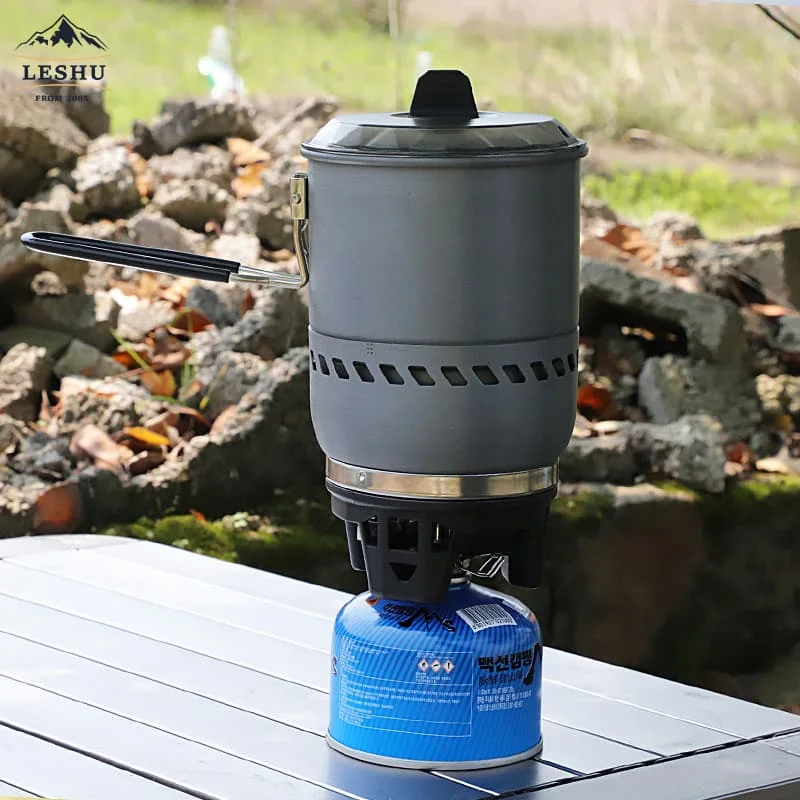 Hot sale four seasons portable backpacking mini gas aluminium reactor outdoor integrated picnic stove