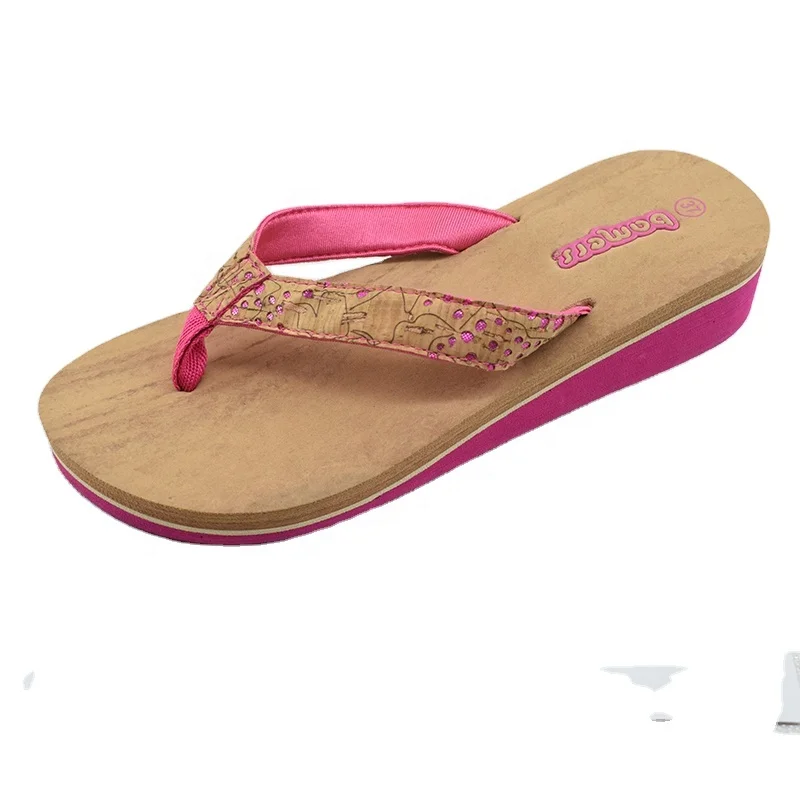 platform flip flops anti-slip casual slippers