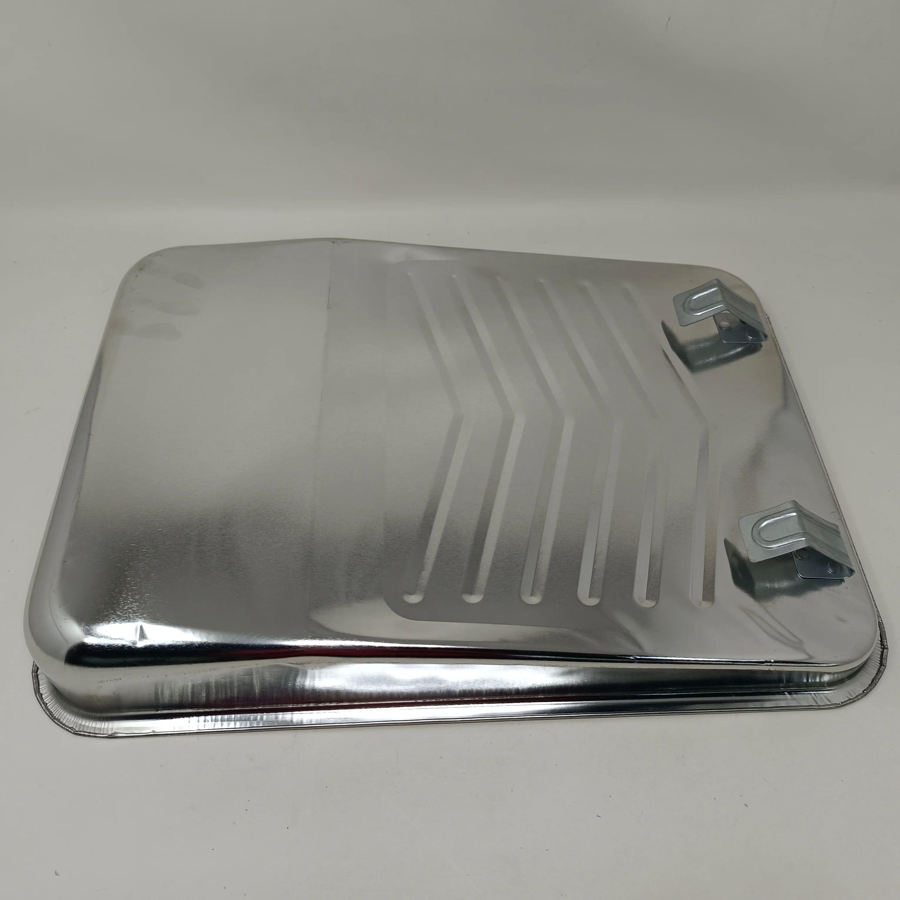 9 Inch Zinc Plated Metal Tray for Painting Accessorial Tools with Brush Roller Durable Paint Tray