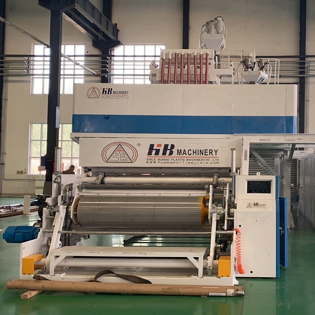 HB 2000mm Cast PE stretch film machine in China professional manufacturer