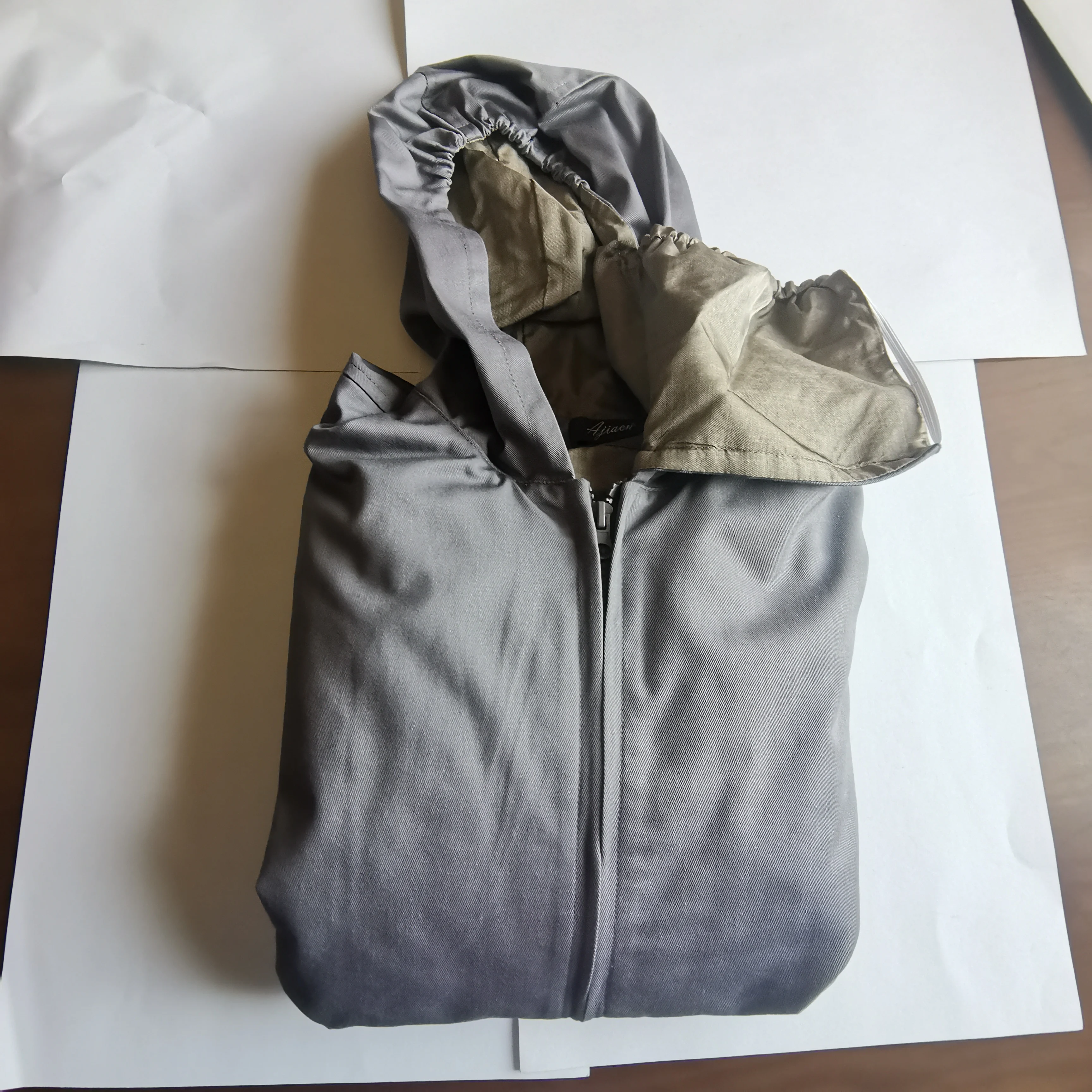 100% Silver fiber double-layer radiation protective coverall for men