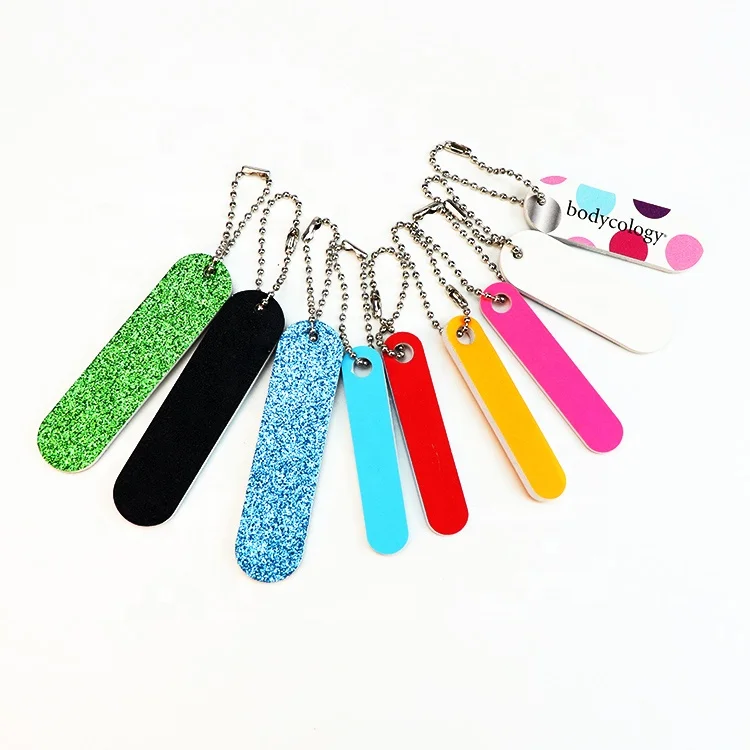 Фабрика ZIRI поставляет Одноразовые Инструменты для маникюра, красочные наждачные бумажные пилки для ногтей, наждачная доска, мини пилка для ногтей с брелком