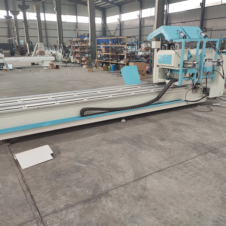 LJZ2-450x3700  Aluminum And PVC Profile Miter Saw Cutting Machine For 45 Degree
