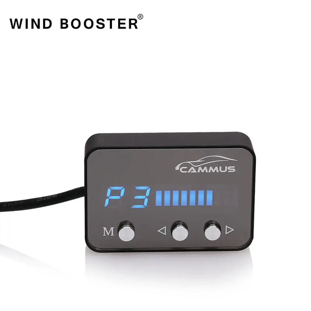 Лидер продаж новинка 2016 оптовая продажа Windbooster 7 режимов дроссельная заслонка автомобильный двигатель бустер